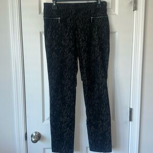Style&Co black and brown printed leggings good condition